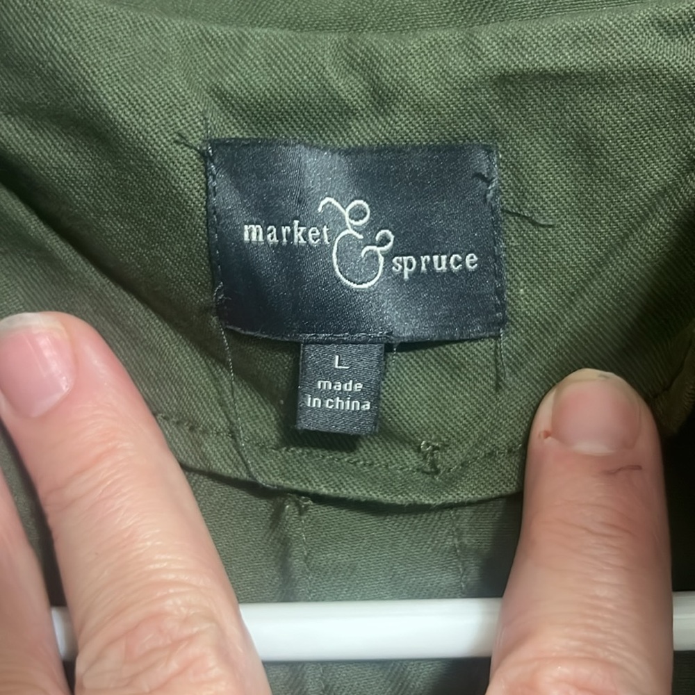 Army Green Spring Jacket Barely Worn. - image 3